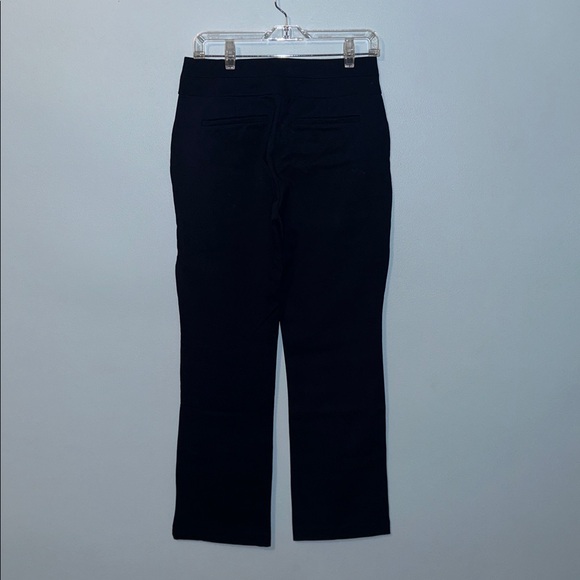 New York & Company Pull-On Knit Navy Straight Leg Pants, Size Medium - Picture 2 of 6
